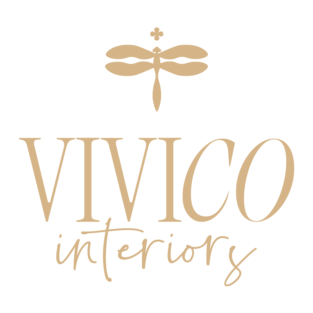 Vivico Interiors -Atlanta Interior Designer - Main Logo - Tan